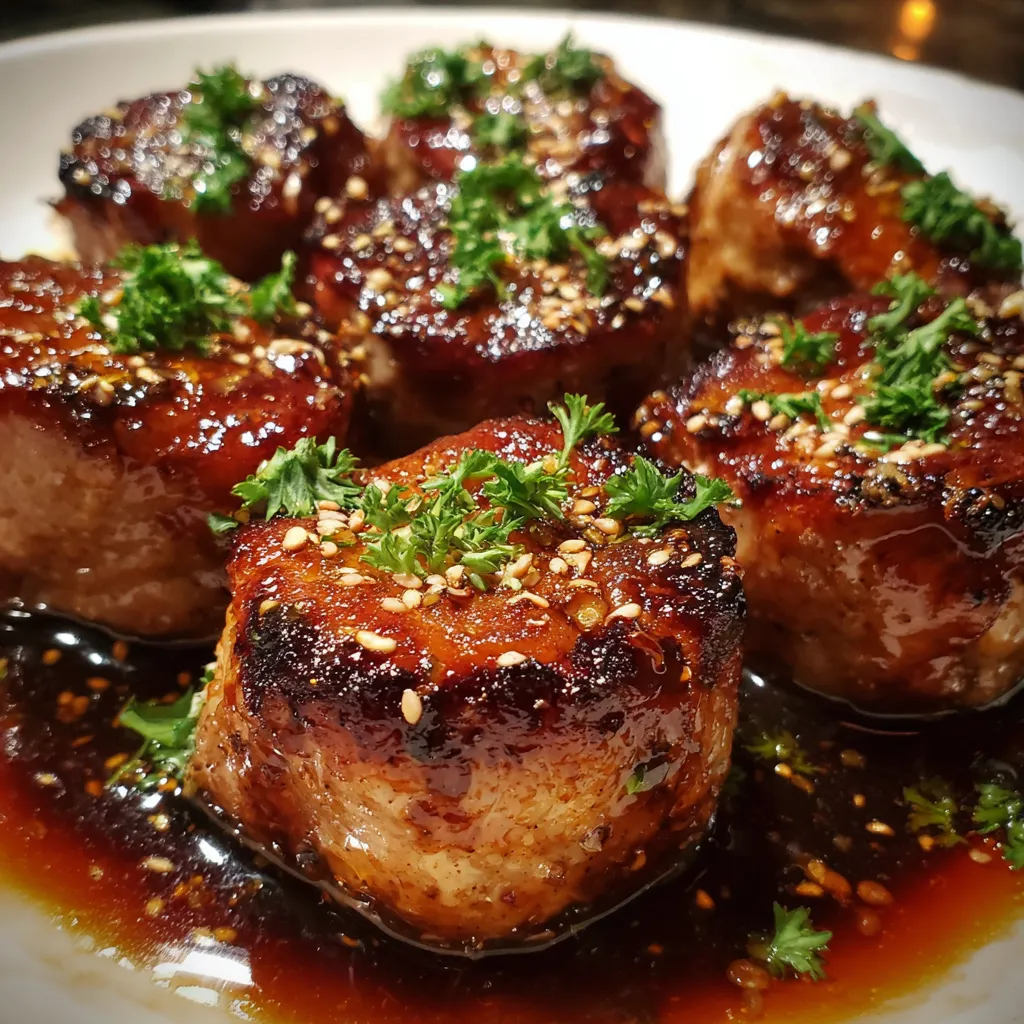 Savor the Flavor of Crispy Brown Sugar-Glazed Pork Tenderloin Bombs - main view
