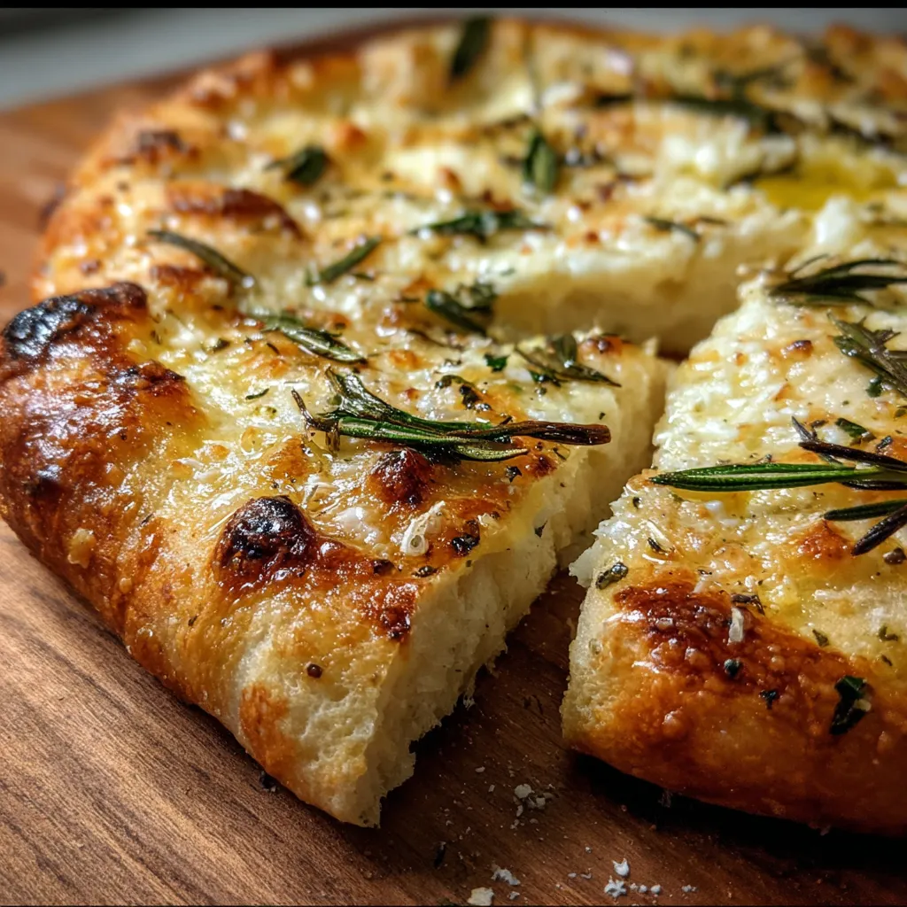 Pizza Bianca: Classic Roman White Pizza with Rosemary and Sea Salt - main view